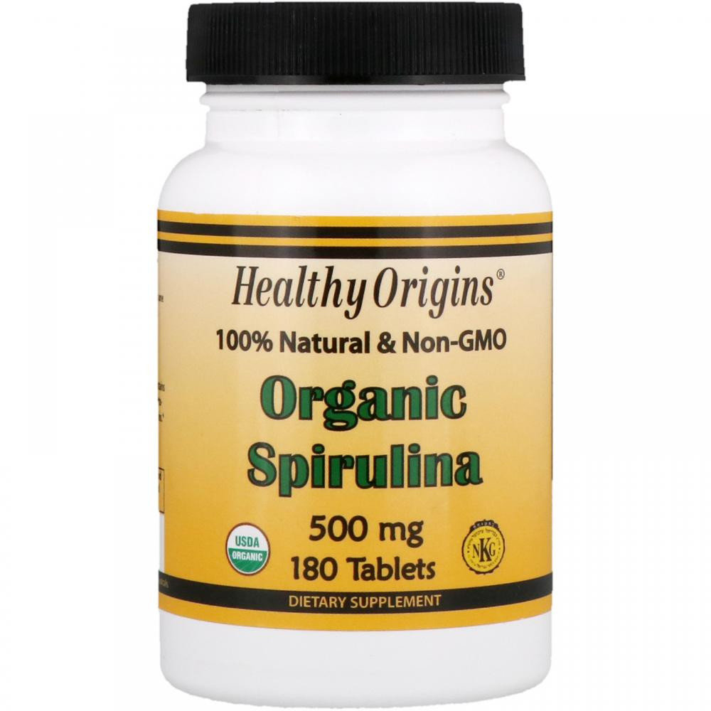 Витамины Healthy Origins Spirulina (Organic) 500 mg 180 tabs Спирулина органическая
Витамины Healthy Origins Spirulina (Organic) 500 mg 180 tabs Спирулина органическая