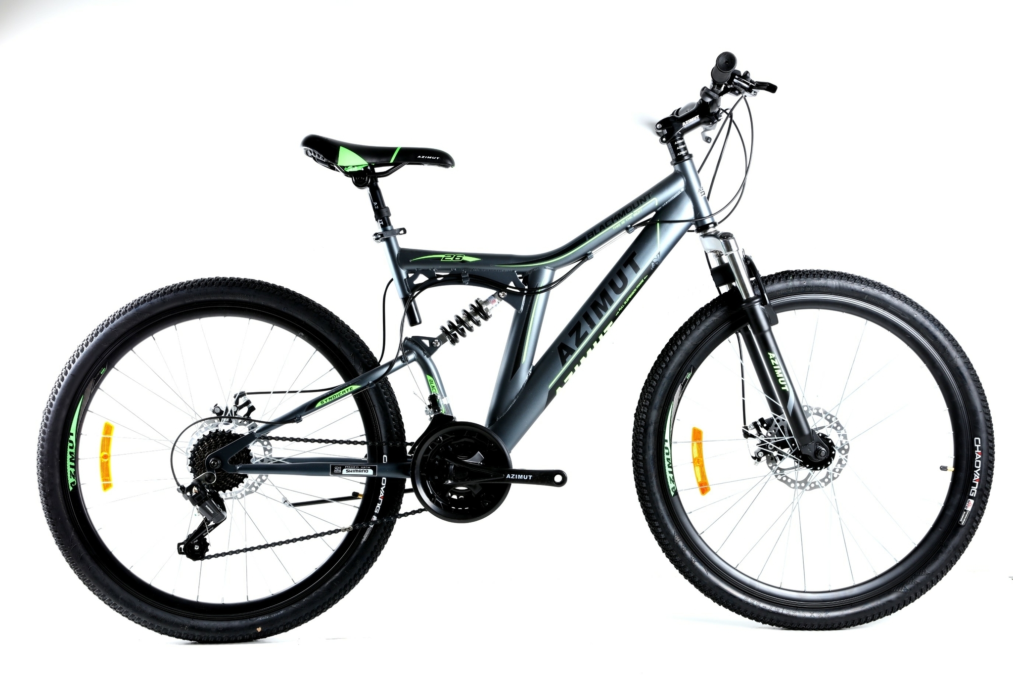 Велосипед Azimut Blackmount 2021 Shimano 26" 18" Grey / Green (Blackmount/GFRD)
Велосипед Azimut Blackmount 2021 Shimano 26" 18" Grey / Green (Blackmount/GFRD)