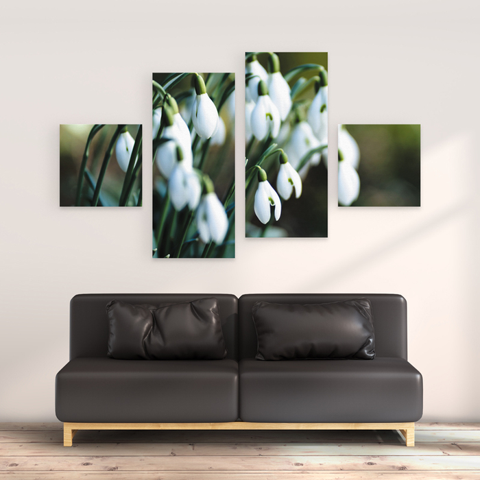 Модульная картина GUS "Цветы, Подснежники #28" 175x100 см (XC043 - Модульные картины)
Модульная картина GUS "Цветы, Подснежники #28" 175x100 см (XC043 - Модульные картины)