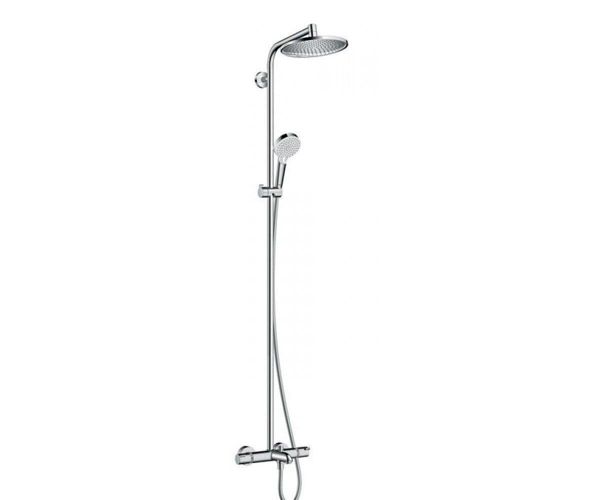 Душевая система с термостатом и встроенным верхним душем HANSGROHE хром CROMETTA S 27320000
Душевая система с термостатом и встроенным верхним душем HANSGROHE хром CROMETTA S 27320000