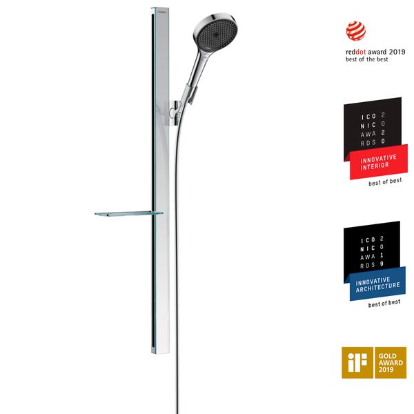 Душевой комплект со штангой HANSGROHE RAINFINITY со шлангом 1600мм ручной лейкой 130мм хром 27671000
Душевой комплект со штангой HANSGROHE RAINFINITY со шлангом 1600мм ручной лейкой 130мм хром 27671000