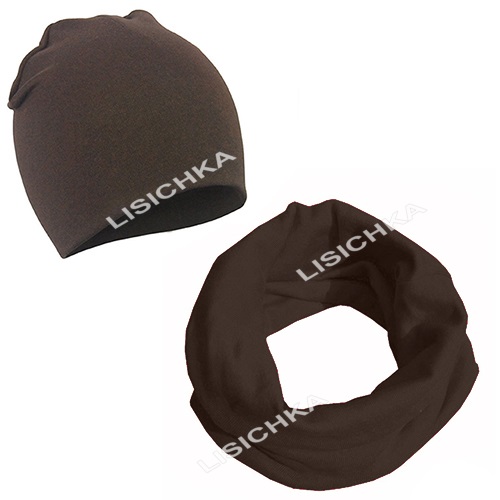Комплект шапка и снуд Bape, детский, коричневый
Комплект шапка и снуд Bape, детский, коричневый
