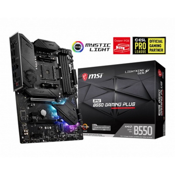 MSI MPG B550 Gaming Plus Socket AM4 
MSI MPG B550 Gaming Plus Socket AM4