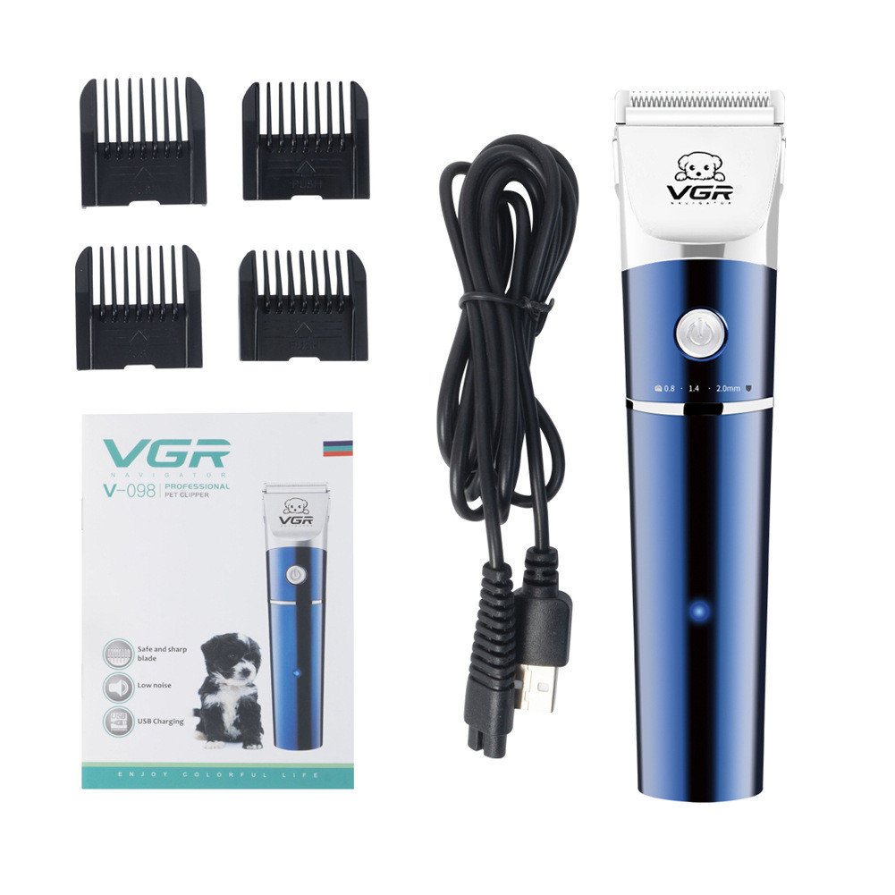 Профессиональная машинка для стрижки животных (собак, кошек) VGR V-098 аккумуляторная для груминга + 4 насадки
Профессиональная машинка для стрижки животных (собак, кошек) VGR V-098 аккумуляторная для груминга + 4 насадки