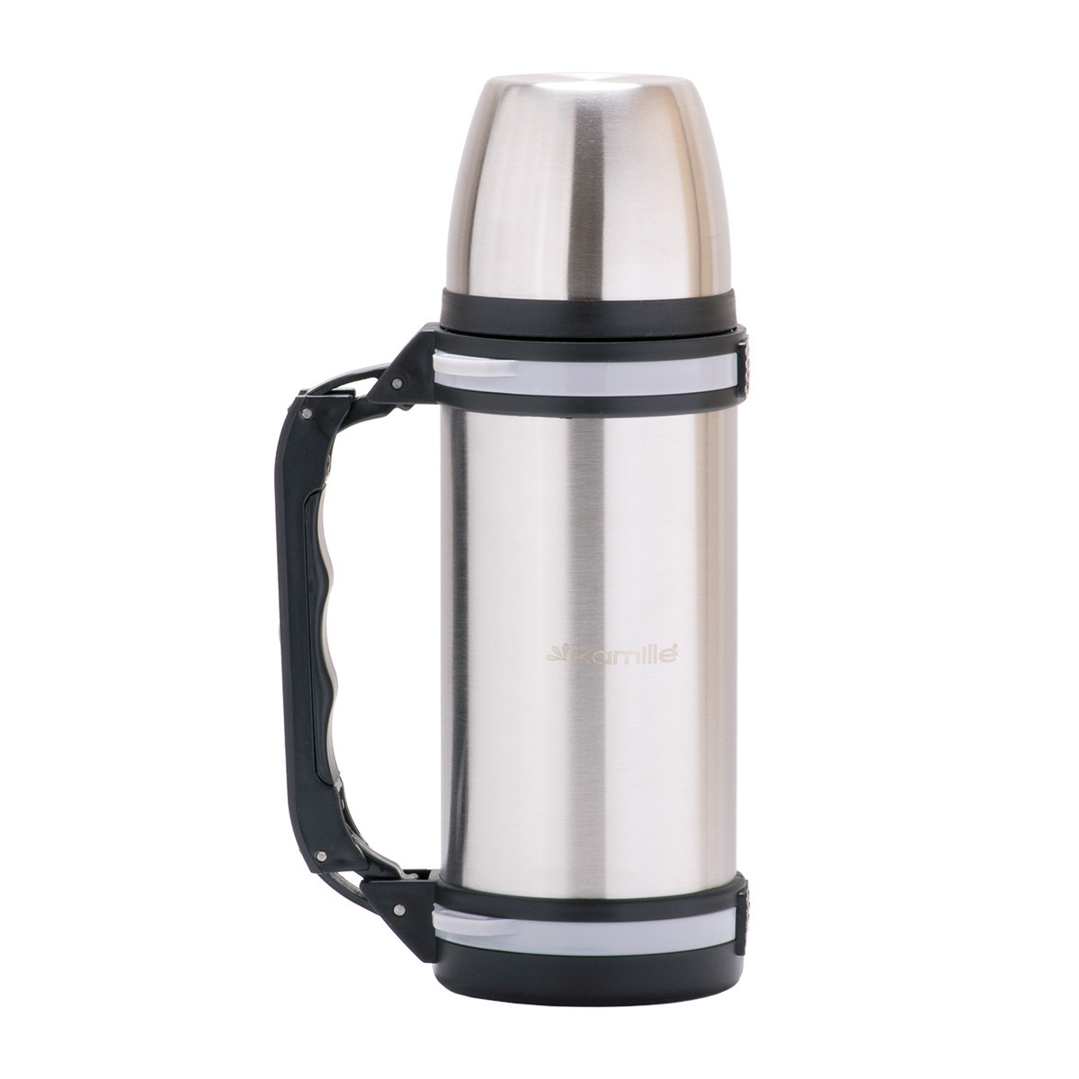 Термос Kamille 1500ml. из нержавеющей стали с ручкой и ремешком KM-2091
Термос Kamille 1500ml. из нержавеющей стали с ручкой и ремешком KM-2091