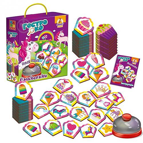 Игра со звонком "Зоркий глаз. Вкусняшки" (рус/укр) Vladi Toys (VT8010-11VT8010-15)
Игра со звонком "Зоркий глаз. Вкусняшки" (рус/укр) Vladi Toys (VT8010-11VT8010-15)