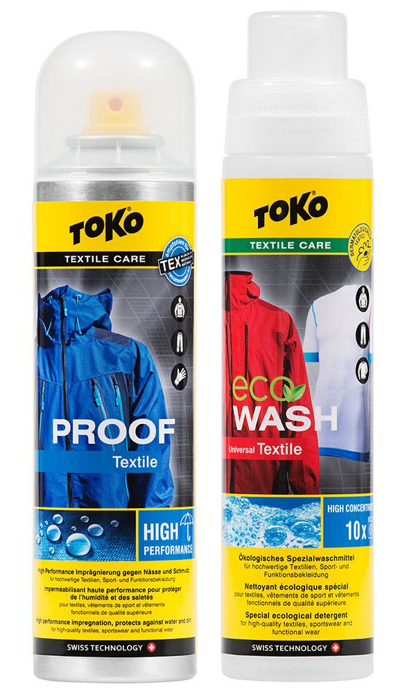 Комплект стирка+пропитка для одежды Toko Duo-Pack Textile Proof & Eco Textile Wash 2 x 250 ml
Комплект стирка+пропитка для одежды Toko Duo-Pack Textile Proof & Eco Textile Wash 2 x 250 ml