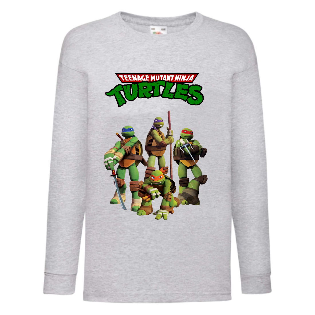 Лонгслив реглан Черепашки Ниндзя 0011 (Ninja Turtles) серый (NTR gry 0011) 152 см
Лонгслив реглан Черепашки Ниндзя 0011 (Ninja Turtles) серый (NTR gry 0011) 152 см