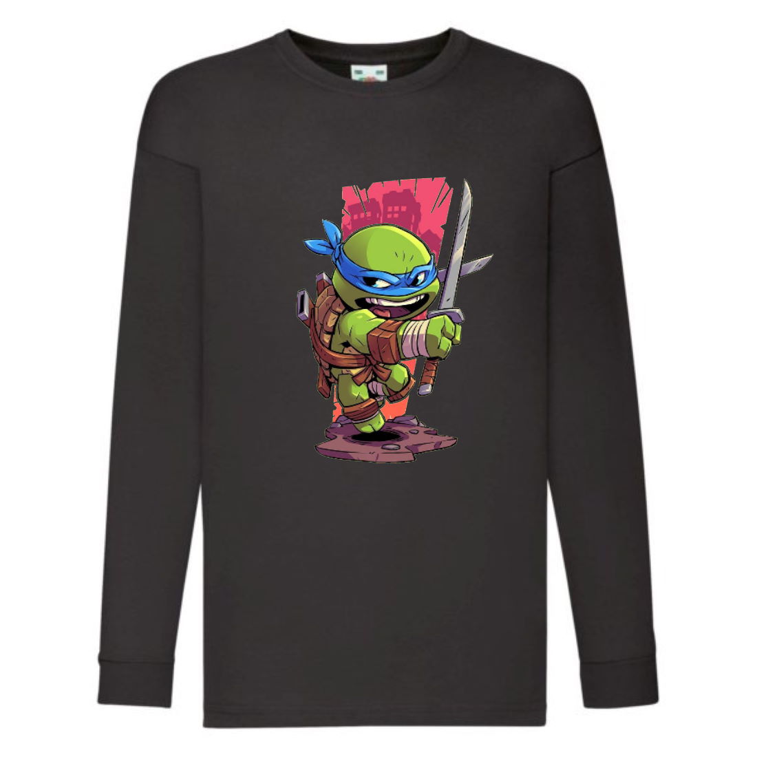 Лонгслив реглан Черепашки Ниндзя 0017 (Ninja Turtles) черный (NTR blc 0017) 164 см
Лонгслив реглан Черепашки Ниндзя 0017 (Ninja Turtles) черный (NTR blc 0017) 164 см