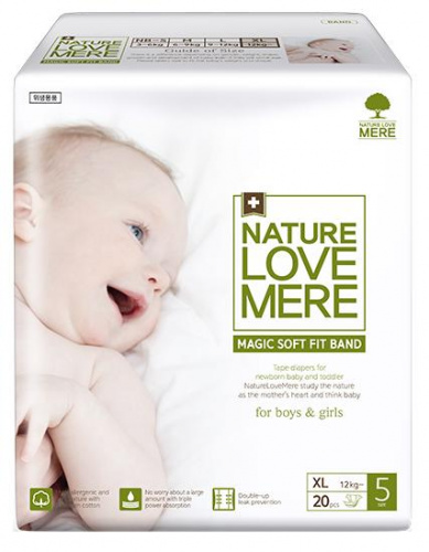 Подгузники детские Nature Love Mere Нейче Лав Мере MAGIC SOFT FIT BAND XL, 20 шт. (8809402093687)
Подгузники детские Nature Love Mere Нейче Лав Мере MAGIC SOFT FIT BAND XL, 20 шт. (8809402093687)