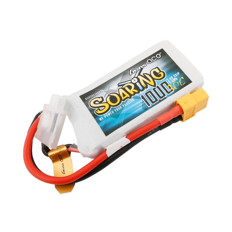 Аккумулятор Gens Ace Soaring LiPO 7,4В 1000мАч 2S 30C 69,5х54х11мм 63г XT60 (BSR30C10002S)
Аккумулятор Gens Ace Soaring LiPO 7,4В 1000мАч 2S 30C 69,5х54х11мм 63г XT60 (BSR30C10002S)