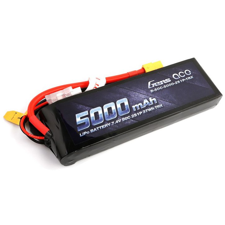 Аккумулятор Gens Ace LiPO 7,4В 5000мАч 2S 50C 136х42х21мм 264г XT60 (B-50C-5000-2S1P-TRX-XT60)
Аккумулятор Gens Ace LiPO 7,4В 5000мАч 2S 50C 136х42х21мм 264г XT60 (B-50C-5000-2S1P-TRX-XT60)