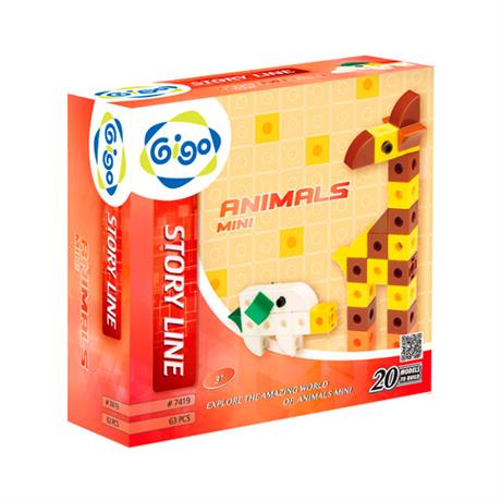 Конструктор Gigo Животные - Мини (7419) кубик 2 х 2 см, 60 шт, 20 моделей животных
Конструктор Gigo Животные - Мини (7419) кубик 2 х 2 см, 60 шт, 20 моделей животных