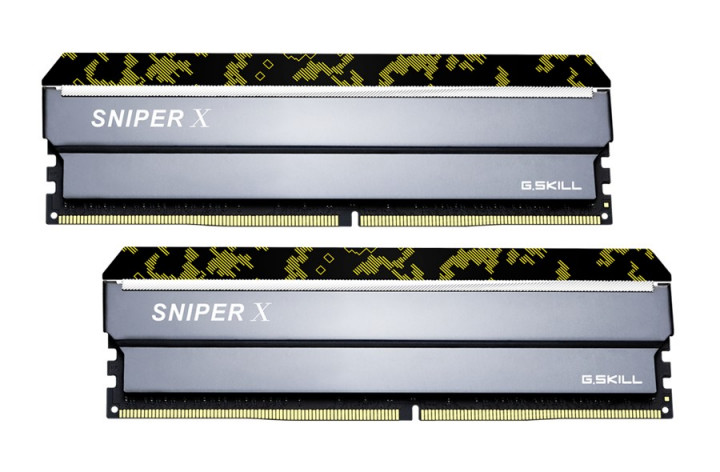 Память DDR4 8Gb x 2 (16Gb Kit), 3200 MHz, G.Skill Sniper X (F4-3200C16D-16GSXKB)
Память DDR4 8Gb x 2 (16Gb Kit), 3200 MHz, G.Skill Sniper X (F4-3200C16D-16GSXKB)