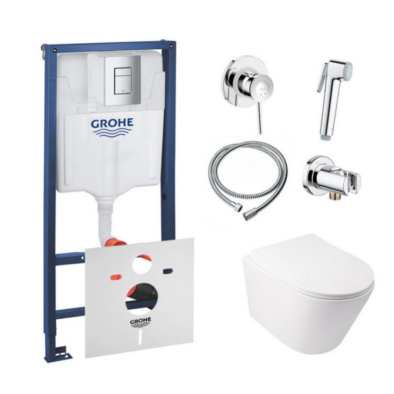 Комплект инсталляция Grohe Rapid SL 38772001 + унитаз с сиденьем Qtap Swan QT16335178W + набор для гигиенического душа со смесителем Grohe BauClassic 111048
Комплект инсталляция Grohe Rapid SL 38772001 + унитаз с сиденьем Qtap Swan QT16335178W + набор для гигиенического душа со смесителем Grohe BauClassic 111048