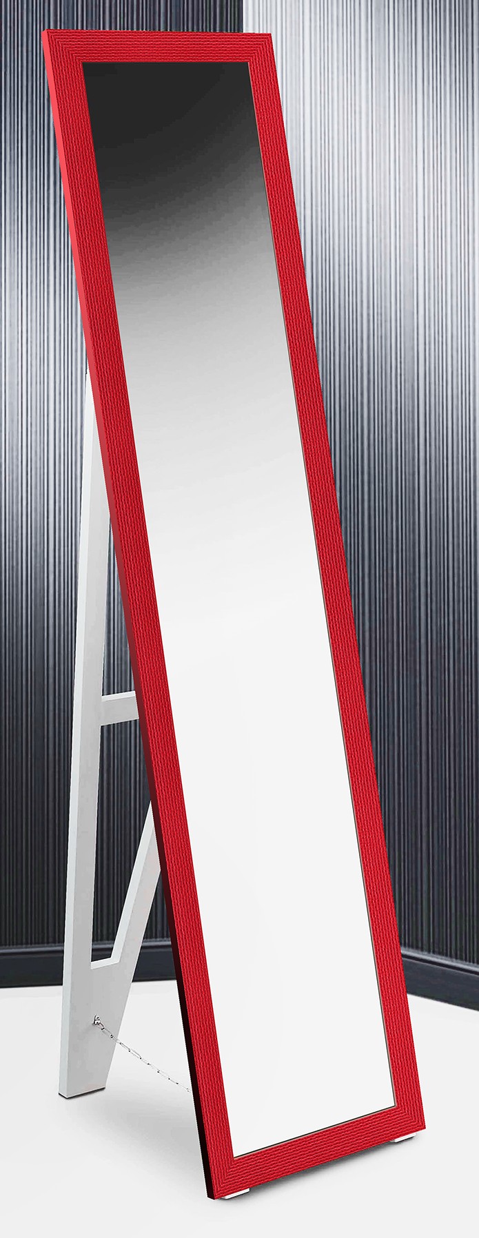 Напольное зеркало в раме в полный рост на деревянной подставке Decorfrom Small cube Red 45х167 см красное
Напольное зеркало в раме в полный рост на деревянной подставке Decorfrom Small cube Red 45х167 см красное