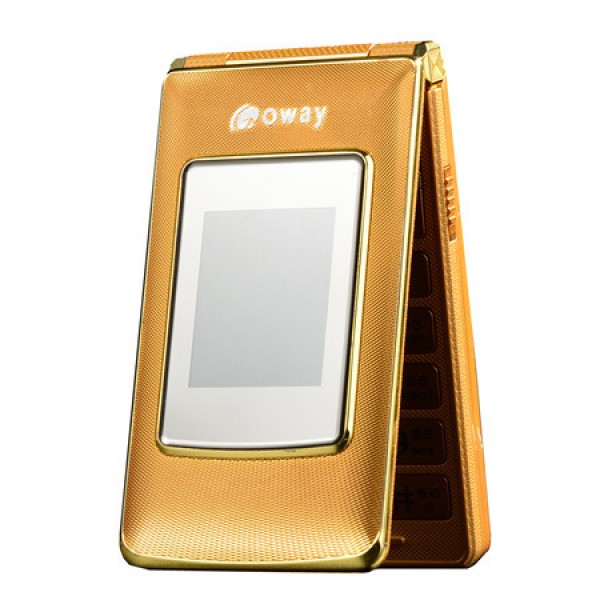 Мобільний телефон H-Mobile GW-8S (OWAY GW-8S) gold Розкладачка Кнопковий 2,8"/1,77" 2500mAh (1296 zp)
Мобільний телефон H-Mobile GW-8S (OWAY GW-8S) gold Розкладачка Кнопковий 2,8"/1,77" 2500mAh (1296 zp)