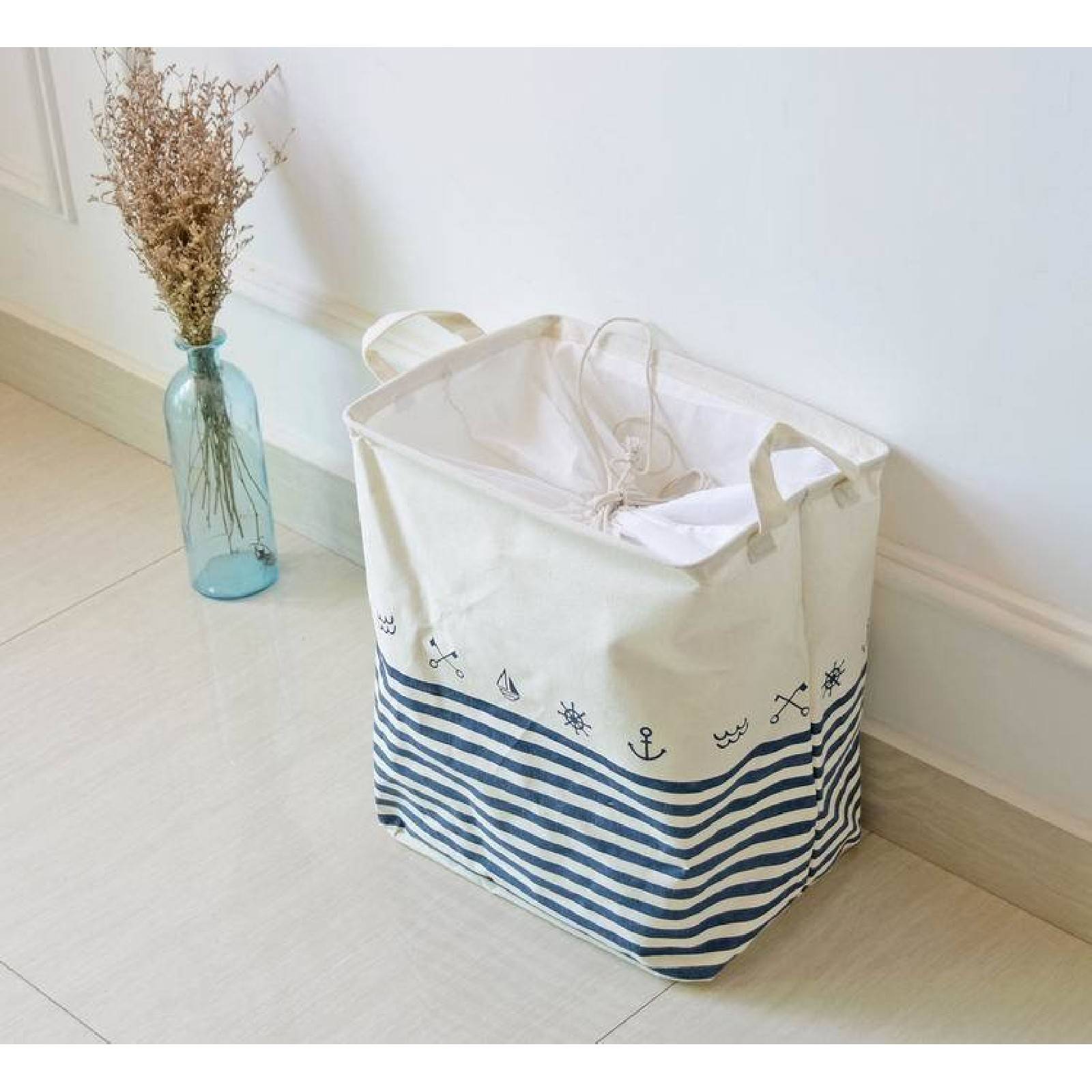 Корзина для игрушек на завязках Морская
Корзина для игрушек на завязках Морская