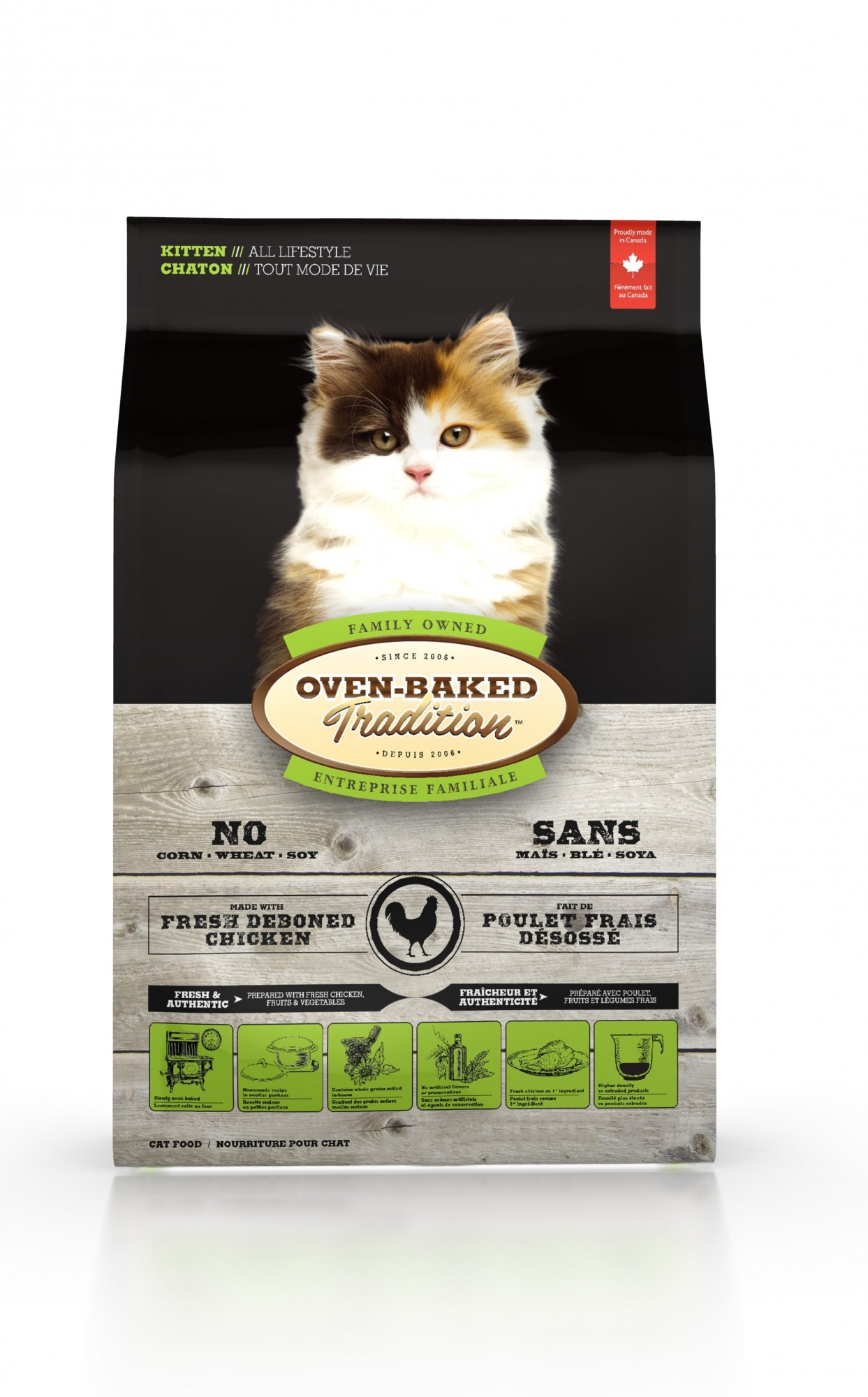 Сухой корм для котят Oven-Baked Tradition Kitten Chiken со свежим мясом курицы 1,13 кг (669066097357)
Сухой корм для котят Oven-Baked Tradition Kitten Chiken со свежим мясом курицы 1,13 кг (669066097357)