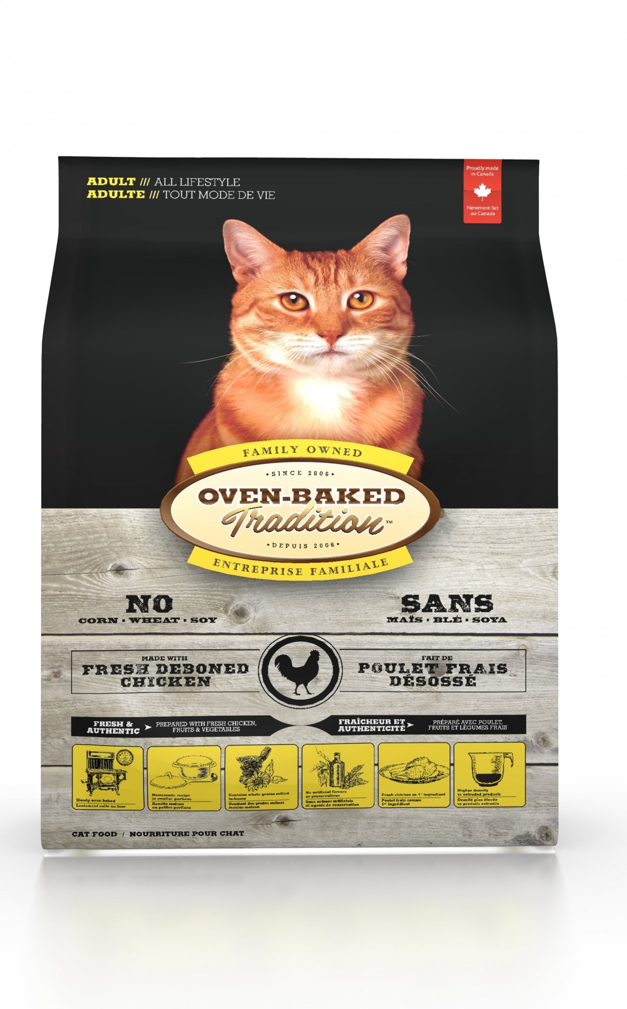 Сухой корм для котов Oven-Baked Tradition Cat Adult Chiken со свежим мясом курицы 4,54 кг
Сухой корм для котов Oven-Baked Tradition Cat Adult Chiken со свежим мясом курицы 4,54 кг