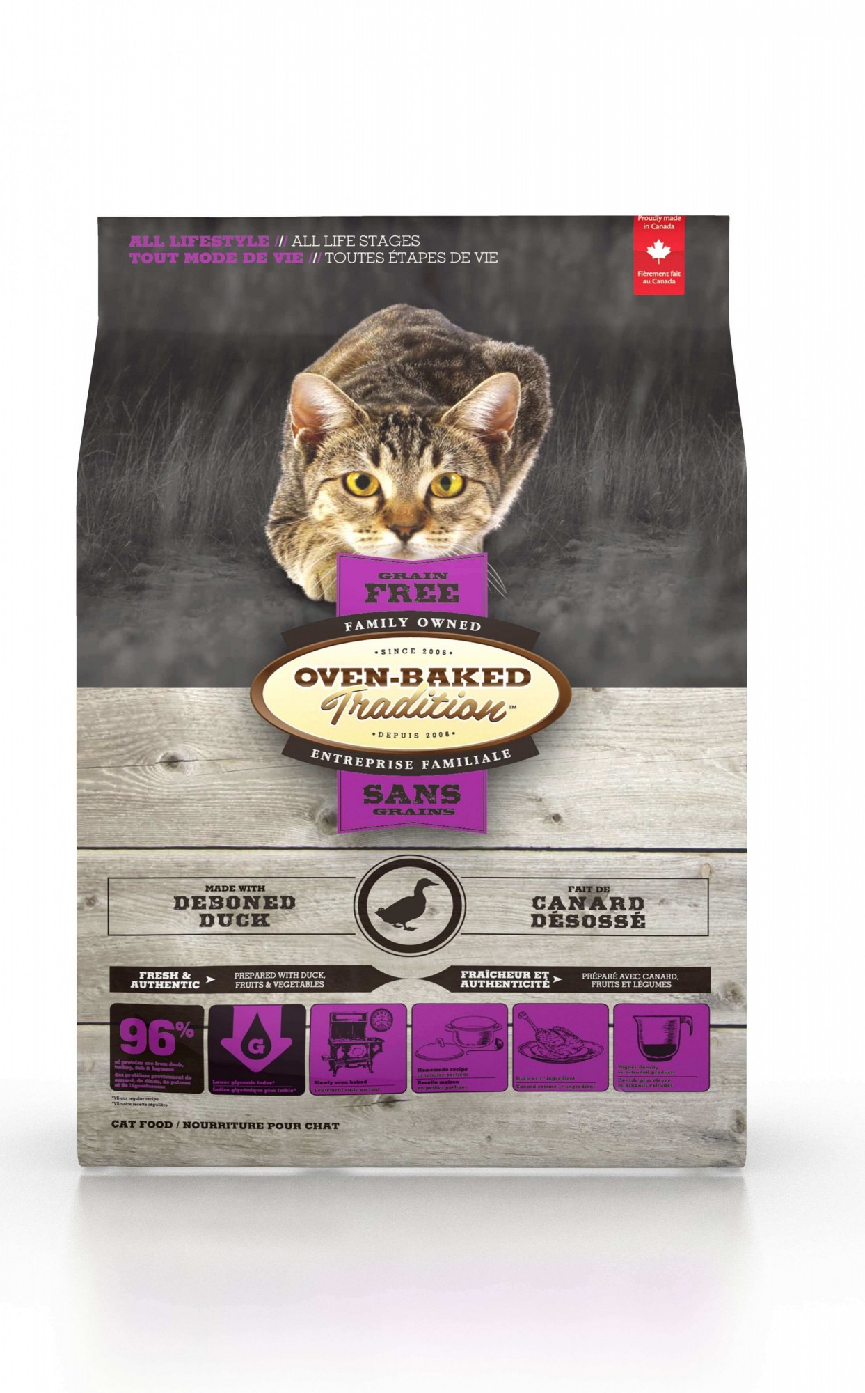 Сухой беззерновой корм для котов Oven-Baked Tradition Grain Free Cat Adult Duck со свежим мясом утки 4,54 кг
Сухой беззерновой корм для котов Oven-Baked Tradition Grain Free Cat Adult Duck со свежим мясом утки 4,54 кг
