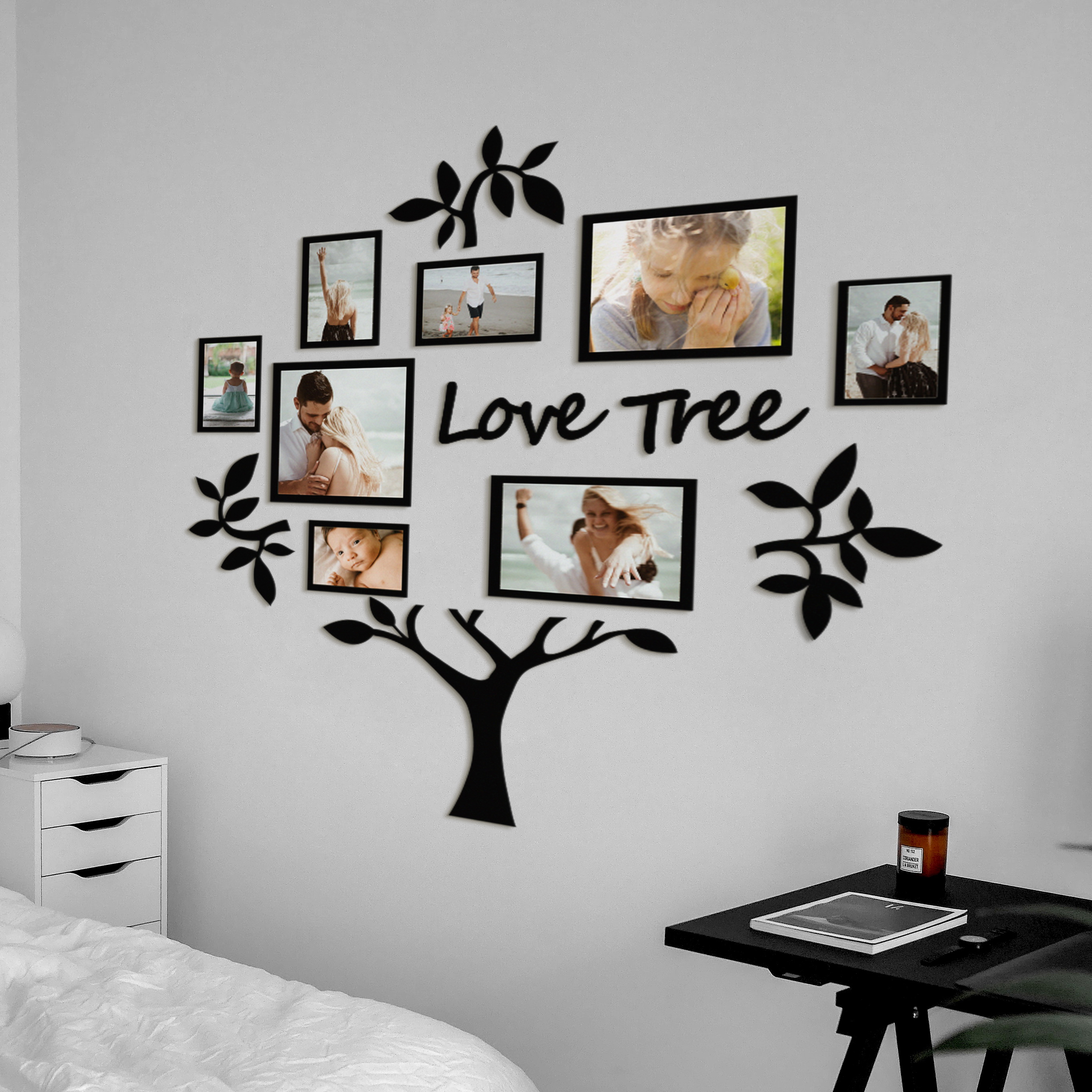 Декор на стену Love Tree 210х132 см LIKEWOOD с фоторамками, натуральное дерево, черный
Декор на стену Love Tree 210х132 см LIKEWOOD с фоторамками, натуральное дерево, черный
