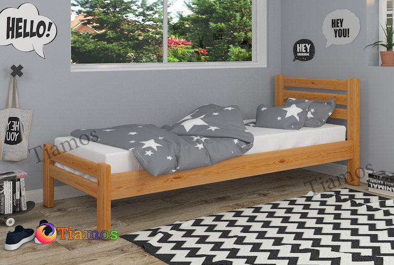 Кровать односпальная 90х190 деревянная Премьера Wellmebely сосна Ольха Л6
Кровать односпальная 90х190 деревянная Премьера Wellmebely сосна Ольха Л6