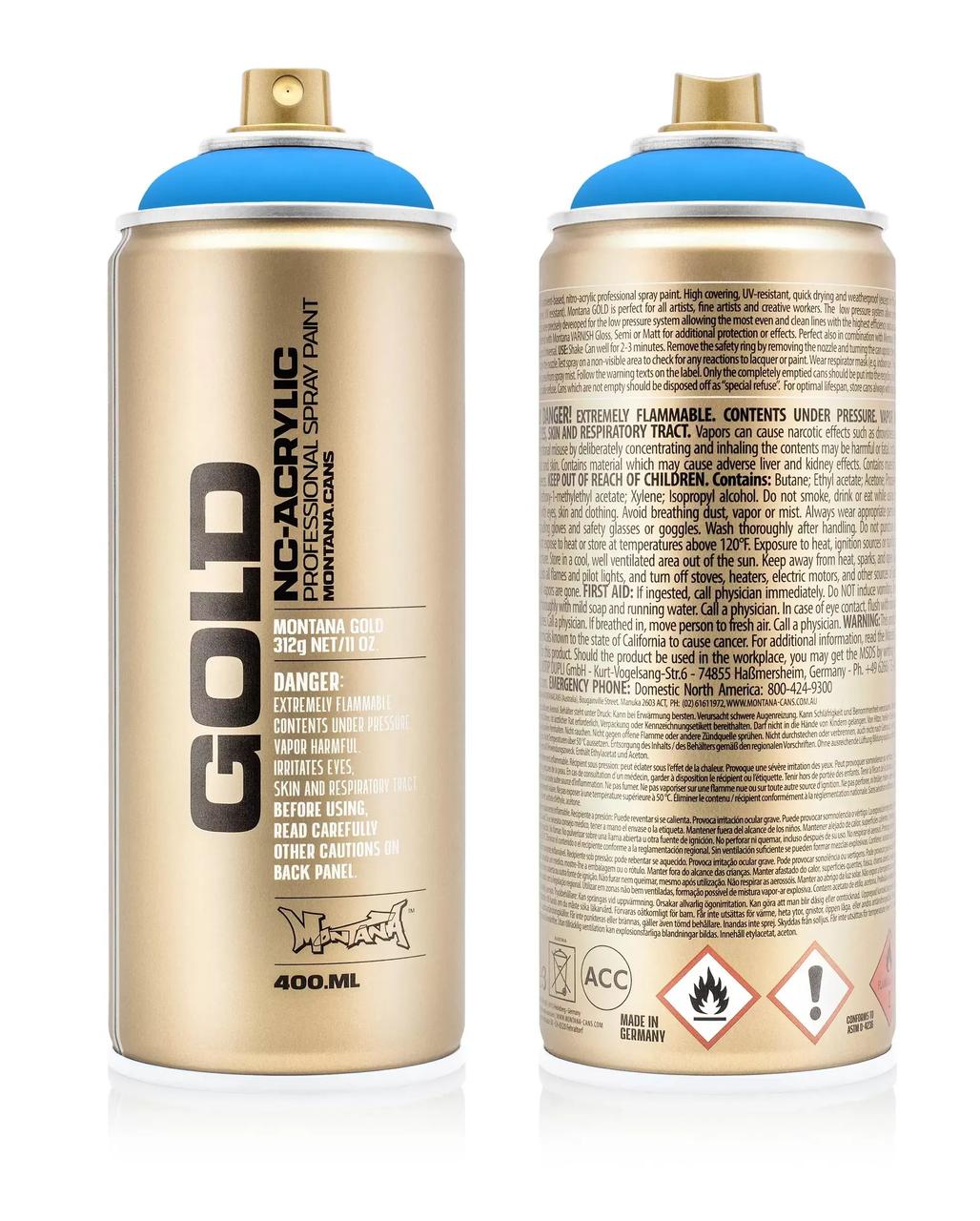 Краска Montana Gold F5000 Флуоресцентная пламенный синий 400 мл (Flame Blue) (283864)
Краска Montana Gold F5000 Флуоресцентная пламенный синий 400 мл (Flame Blue) (283864)