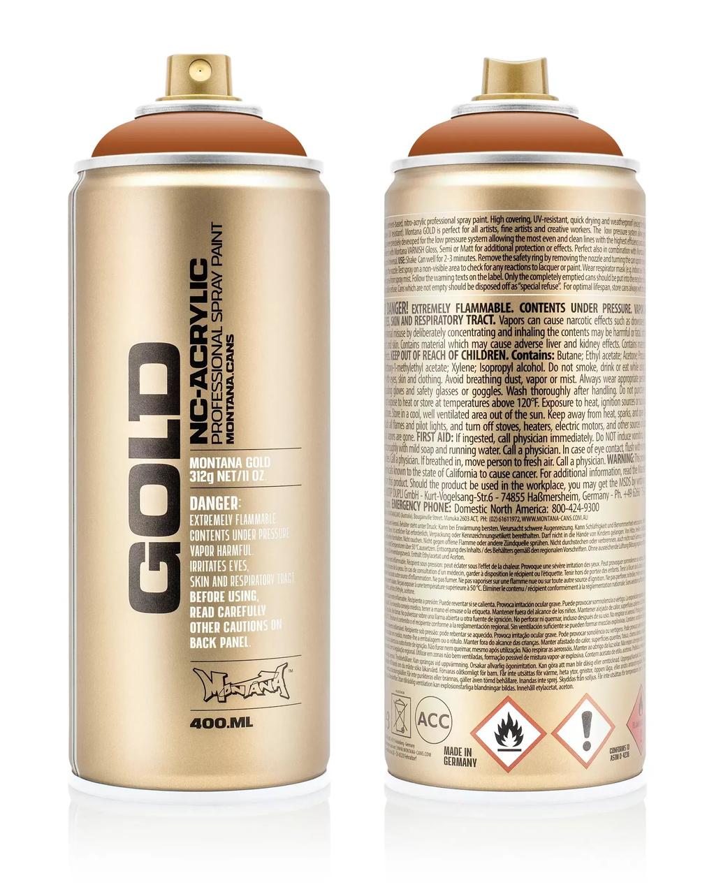 Краска Montana Gold S8000 Шокирующий коричневый 400 мл (Brown Light) (285752)
Краска Montana Gold S8000 Шокирующий коричневый 400 мл (Brown Light) (285752)
