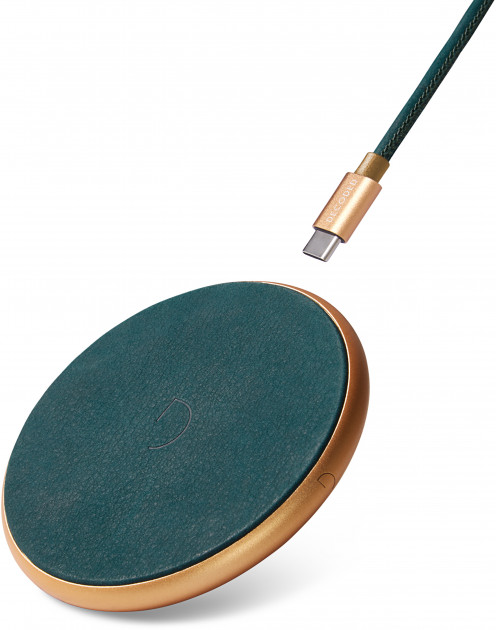 Беспроводное зарядное устройство Decoded FastPad Wireless Charger 10W Gold/Green
Беспроводное зарядное устройство Decoded FastPad Wireless Charger 10W Gold/Green