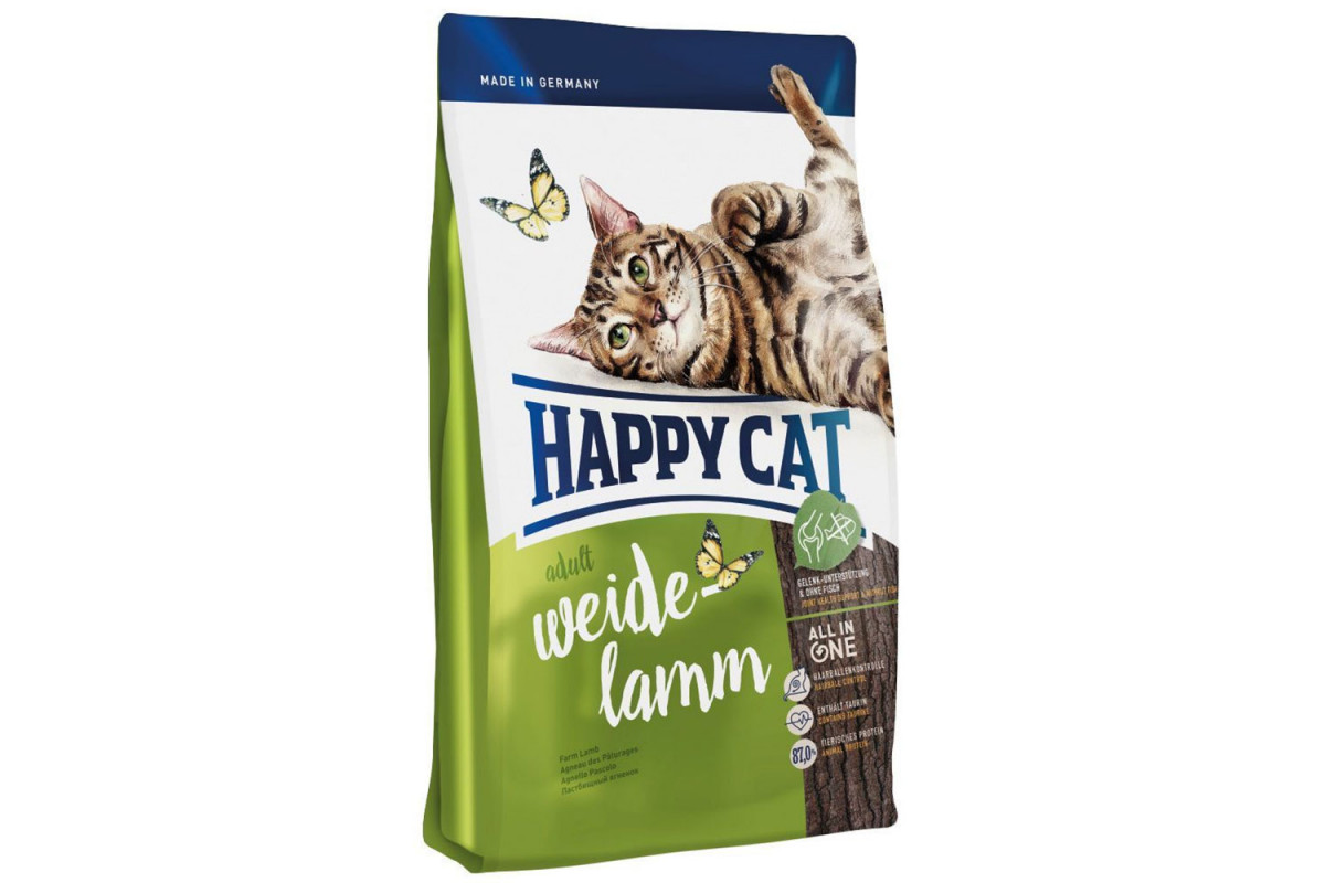 Сухой корм Happy Cat Supreme Adult Weide-Lamm для взрослых кошек от 12 месяцев с ягненком 4 кг
Сухой корм Happy Cat Supreme Adult Weide-Lamm для взрослых кошек от 12 месяцев с ягненком 4 кг