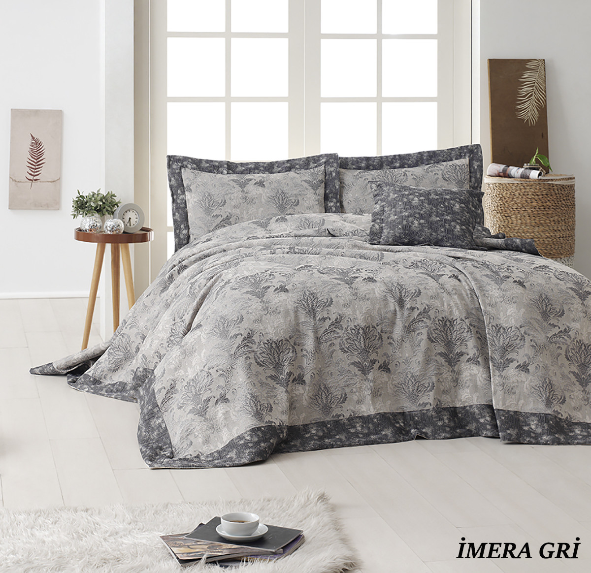 Турецкие покрывала First Choice Tango Imera Gri 240 * 260 + 50 * 70- 2 шт. / 40 * 40 - 1 шт
Турецкие покрывала First Choice Tango Imera Gri 240 * 260 + 50 * 70- 2 шт. / 40 * 40 - 1 шт