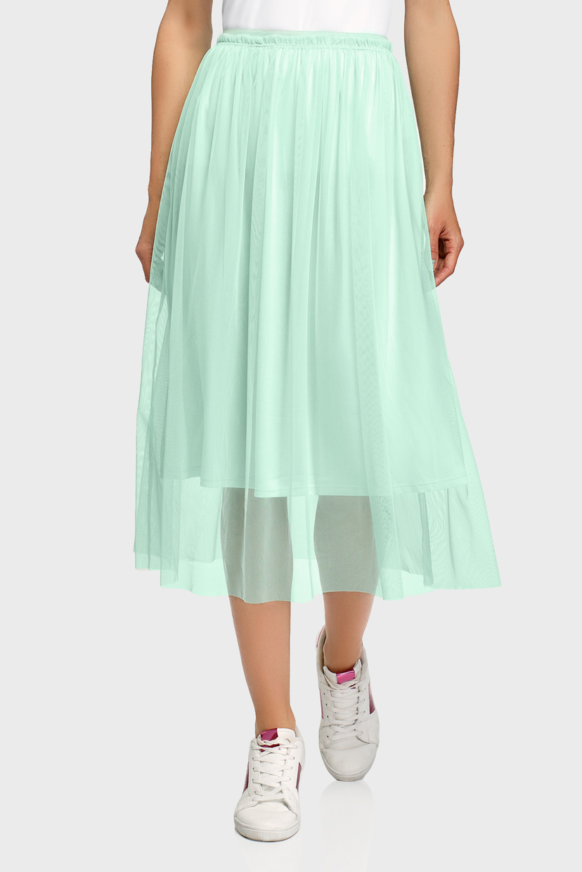 Женская мятная юбка Oodji S 14102015/24205/6502N
Женская мятная юбка Oodji S 14102015/24205/6502N