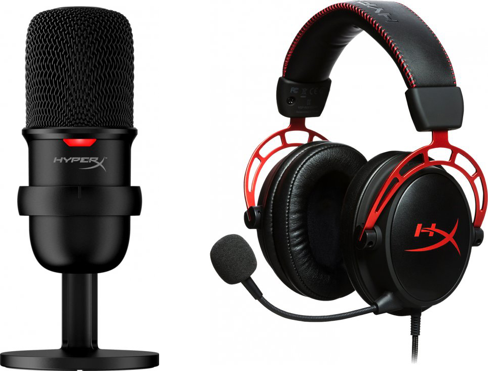 Хит комплект Наушники HyperX Cloud Alpha (HX-HSCA-RD/EE) + Микрофон HyperX SoloCast (HMIS1X-XX-BK/G)
Хит комплект Наушники HyperX Cloud Alpha (HX-HSCA-RD/EE) + Микрофон HyperX SoloCast (HMIS1X-XX-BK/G)