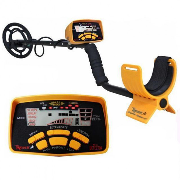 Металлоискатель Discovery Tracker Raider MD 6250 Детектор металла Черный с желтым
Металлоискатель Discovery Tracker Raider MD 6250 Детектор металла Черный с желтым