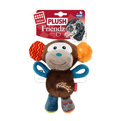 Игрушка для собак обезьянка с пищалкой BRONZEDOG GIGWI PLUSH FRIENDZ 16 x 8 x 8 см Bronzedog BGL-BND-2582
Игрушка для собак обезьянка с пищалкой BRONZEDOG GIGWI PLUSH FRIENDZ 16 x 8 x 8 см Bronzedog BGL-BND-2582