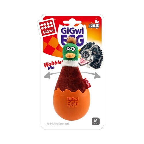 Игрушка для собак утка неваляшка с пищалкой оранжевый BRONZEDOG GIGWI EGG 14 см Bronzedog BGL-BND-2562
Игрушка для собак утка неваляшка с пищалкой оранжевый BRONZEDOG GIGWI EGG 14 см Bronzedog BGL-BND-2562