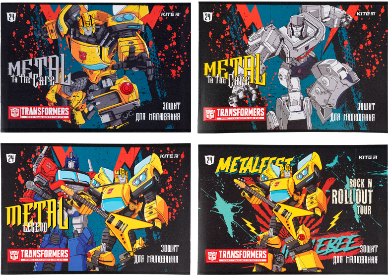 Набор тетрадей для рисования Kite Transformers скоба 24 листа 8 шт 4 дизайна (TF21-242)
Набор тетрадей для рисования Kite Transformers скоба 24 листа 8 шт 4 дизайна (TF21-242)