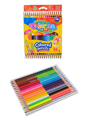 Карандаши цветные двухсторонние Colorino Duo Colors, 18 штук, 36 цветов Colorino (68512PTR)
Карандаши цветные двухсторонние Colorino Duo Colors, 18 штук, 36 цветов Colorino (68512PTR)