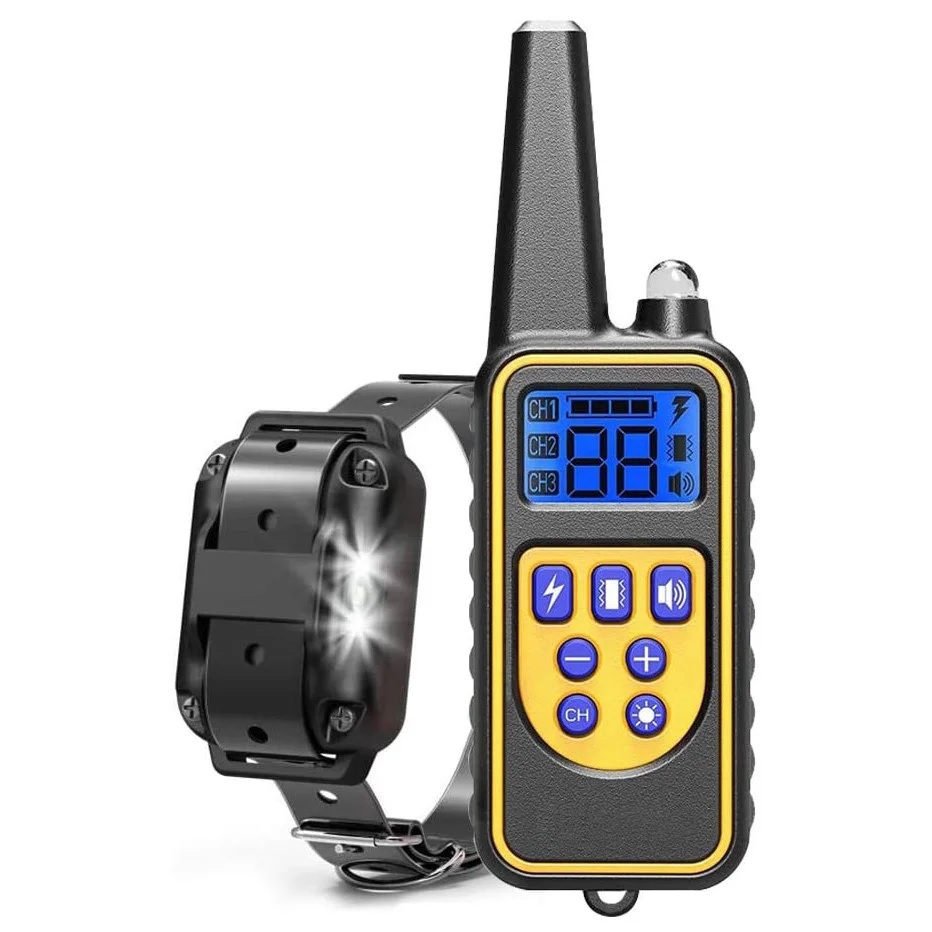Тренировочный электронный ошейник для дрессировки собак DTC-800 Dog Training Collar 800м
Тренировочный электронный ошейник для дрессировки собак DTC-800 Dog Training Collar 800м