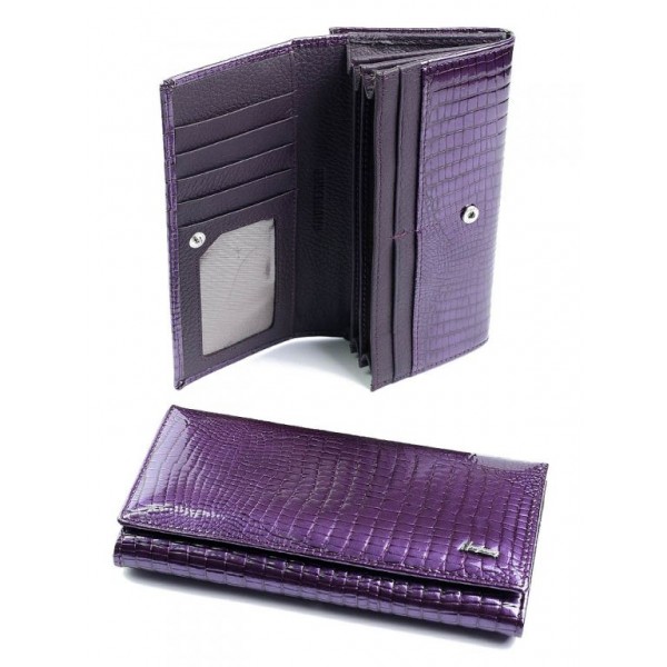 Кошелек кожаный женский Wcash AE 1518 Violet