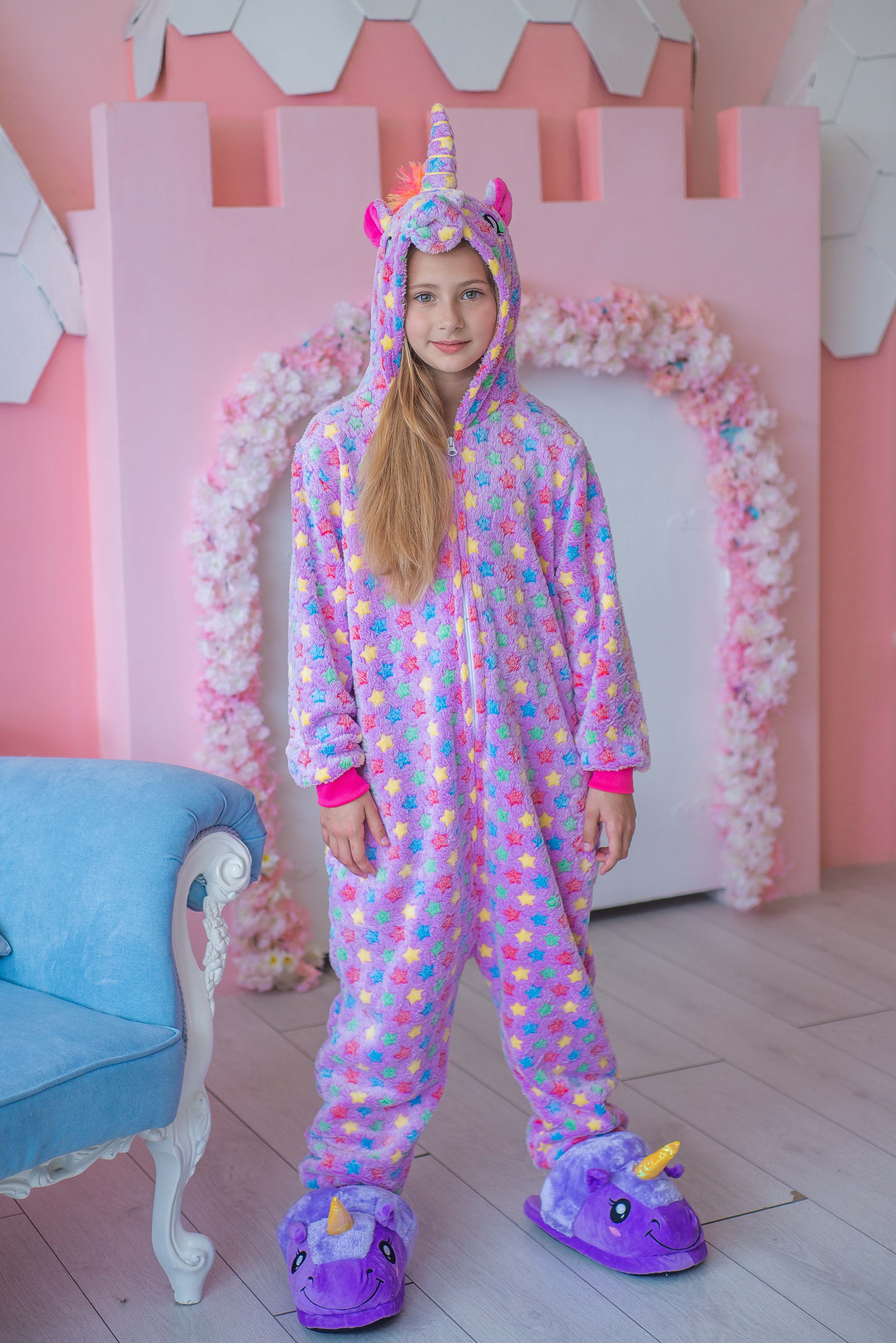 Пижама Кигуруми детская BearWear Единорог Стелла (на молнии) S 105 - 115 см Фиолетовый (K0W1-0069-S)
Пижама Кигуруми детская BearWear Единорог Стелла (на молнии) S 105 - 115 см Фиолетовый (K0W1-0069-S)