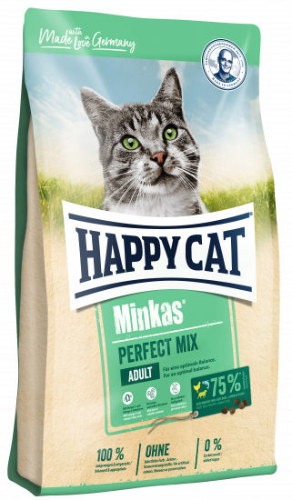Happy Cat Minkas Perfect Mix сухой корм с мясом птицы, ягненка и рыбой для взрослых кошек 10 кг 10 кг
Happy Cat Minkas Perfect Mix сухой корм с мясом птицы, ягненка и рыбой для взрослых кошек 10 кг 10 кг