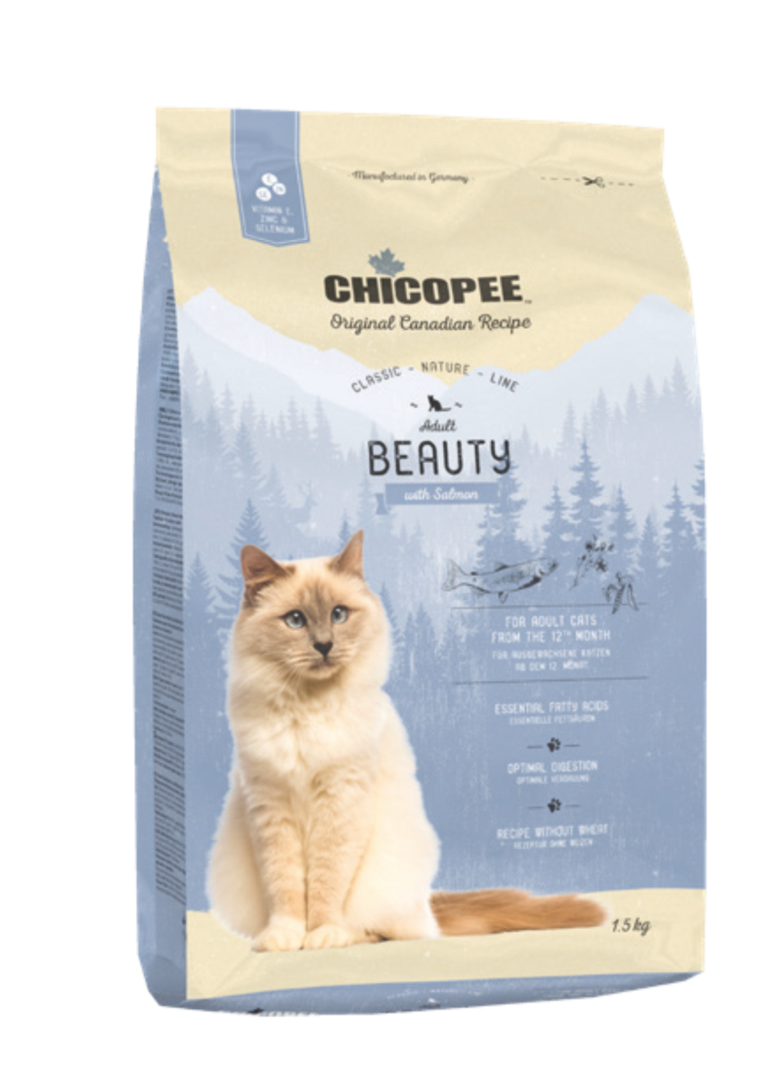 Сухой корм для кошек Chicopee CNL Cat Adult Beauty Salmon 1,5 кг (017947) 
Сухой корм для кошек Chicopee CNL Cat Adult Beauty Salmon 1,5 кг (017947)