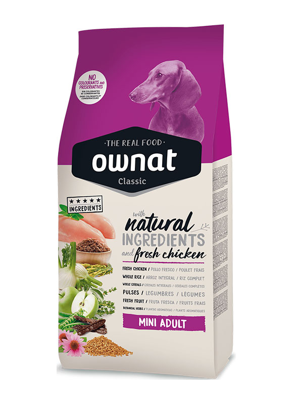 Сухой корм Ownat Classic Mini Adult (Dog) для взрослых собак малых и миниатюрных пород, 4кг
Сухой корм Ownat Classic Mini Adult (Dog) для взрослых собак малых и миниатюрных пород, 4кг