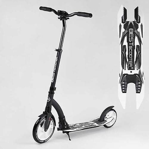 Самокат двухколесный колеса PU, 1 амортизатор (черно-белый) Best Scooter (75343)
Самокат двухколесный колеса PU, 1 амортизатор (черно-белый) Best Scooter (75343)
