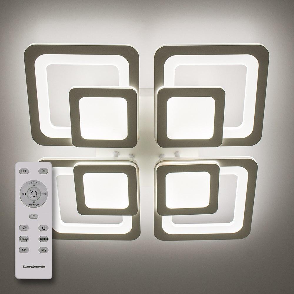 Потолочный светодиодный светильник с пультом ДУ LUMINARIA TETRA DOUBLE 90W S420 WHITE 220V IP20
Потолочный светодиодный светильник с пультом ДУ LUMINARIA TETRA DOUBLE 90W S420 WHITE 220V IP20