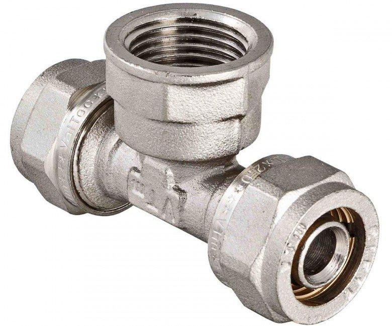 Тройник обжимной Valtec DN 20х1/2"x20 переходной с внутренней резьбой (VTm.332.N.200420)
Тройник обжимной Valtec DN 20х1/2"x20 переходной с внутренней резьбой (VTm.332.N.200420)