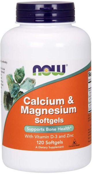 Кальций и магний Calcium & Magnesium + Vitamin D Now Foods 120 капсул (NF816)
Кальций и магний Calcium & Magnesium + Vitamin D Now Foods 120 капсул (NF816)