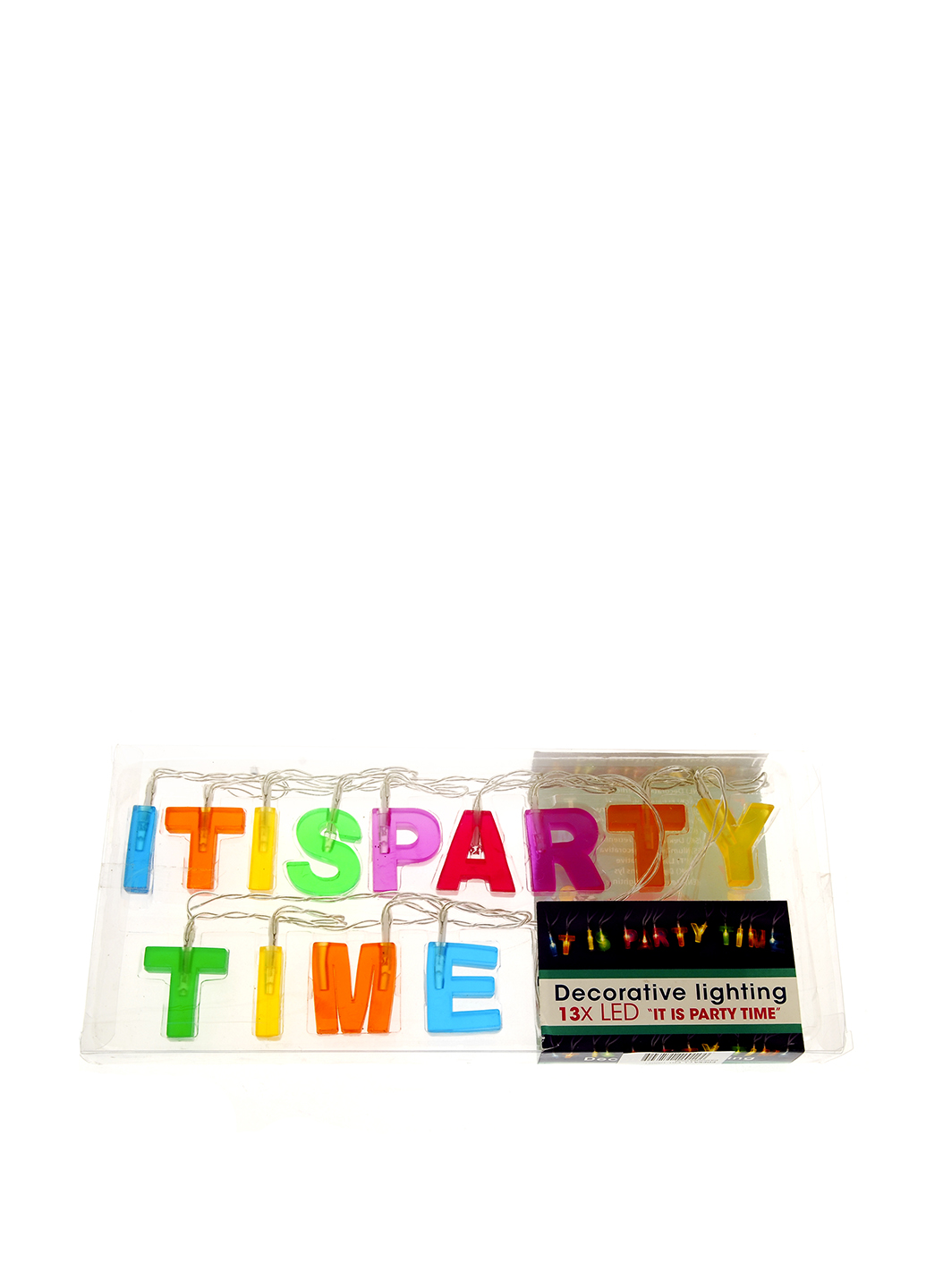 Декоративная LED гирлянда Edeka "IT IS PARTY TIME" 13 букв Edeka разноцветный ED-10002
Декоративная LED гирлянда Edeka "IT IS PARTY TIME" 13 букв Edeka разноцветный ED-10002